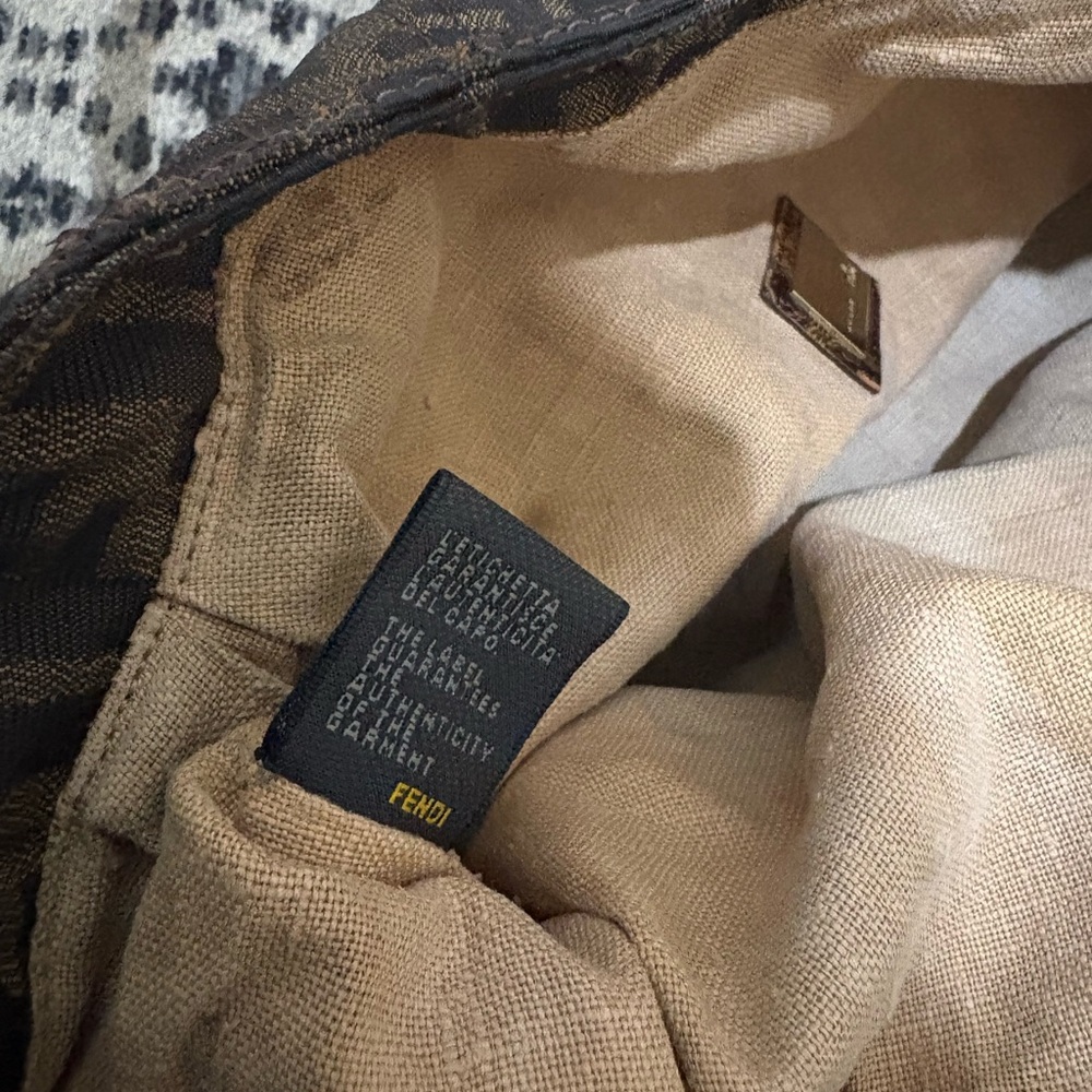 Fendi Brown Zucca Spy Bag VINTAGE AND RARE 💯 Authentic - Picture 6 of 12